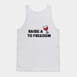 Hamilton Raise A Glass To Freedom Tank Top